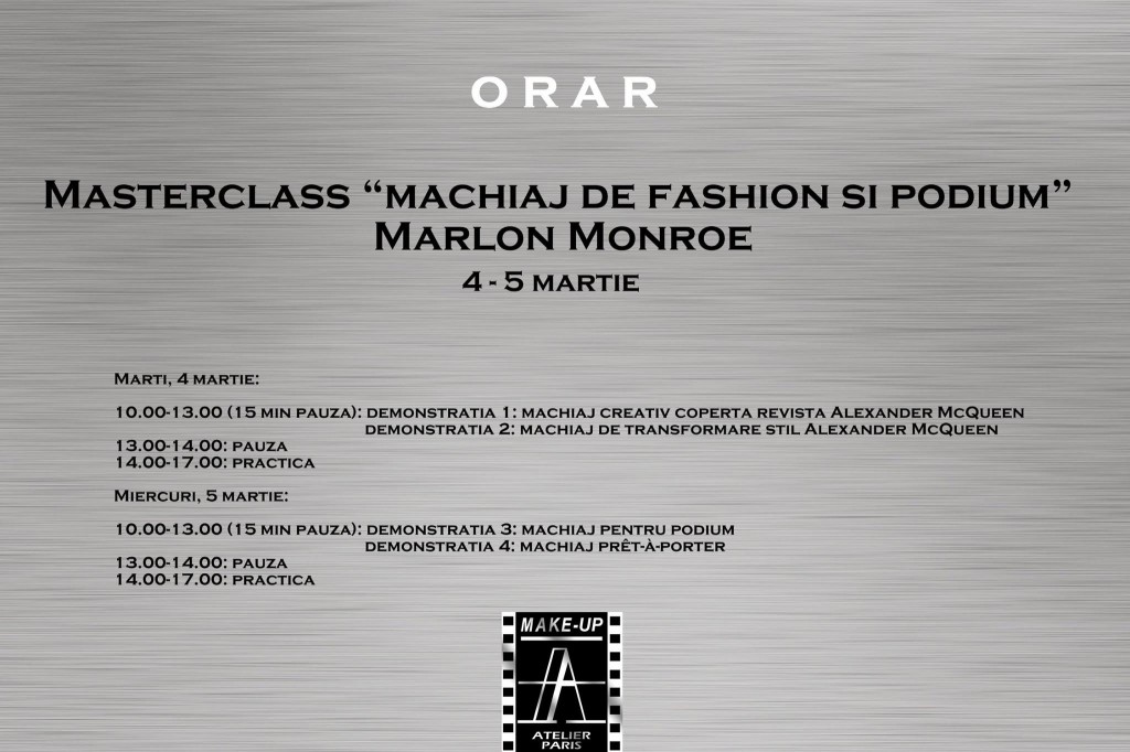 Program masterclass marlon monroe
